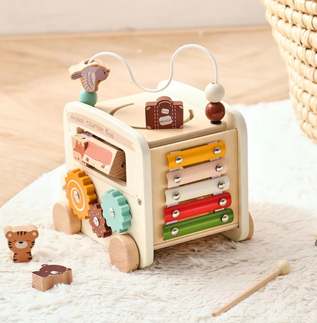 Baby Holz-Aktivitätsauto
