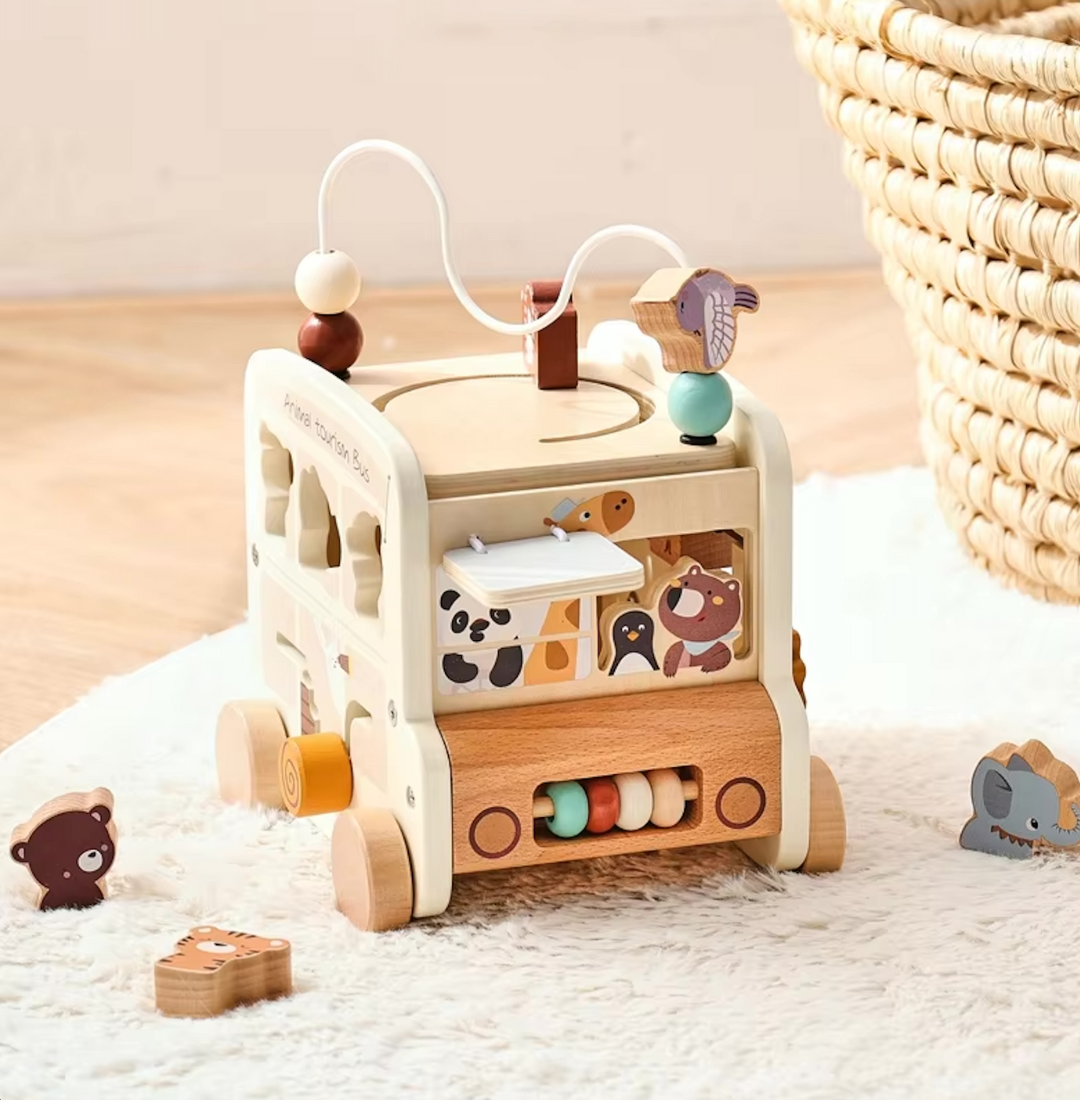 Baby Holz-Aktivitätsauto