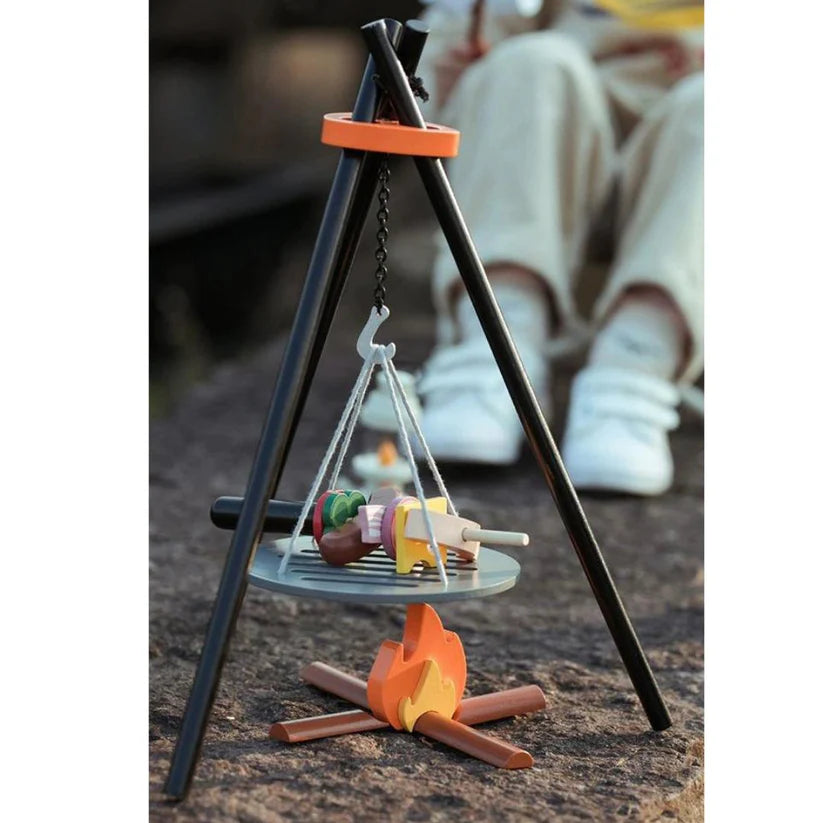 BBQ Set aus Holz