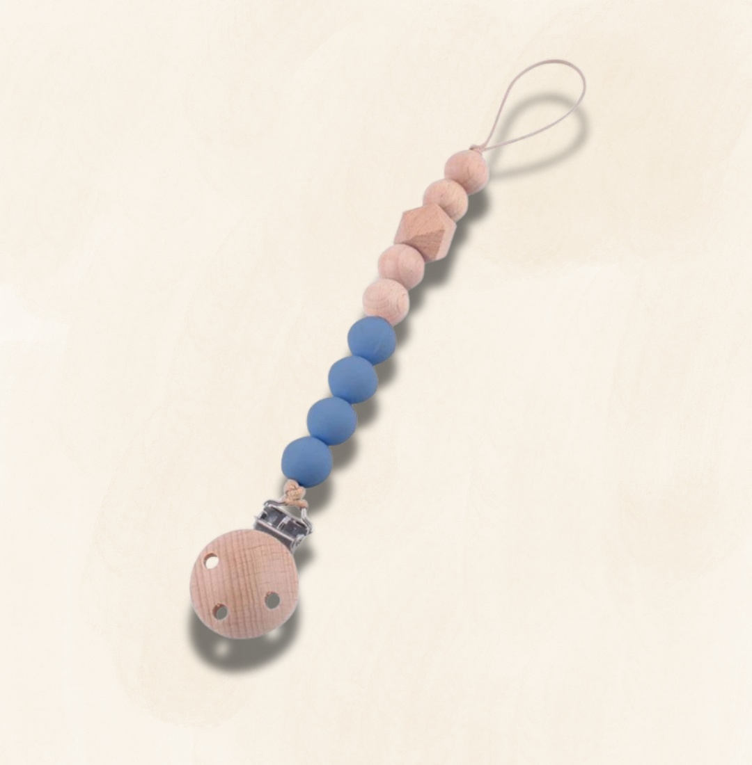 Farbenfrohe Schnullerkette