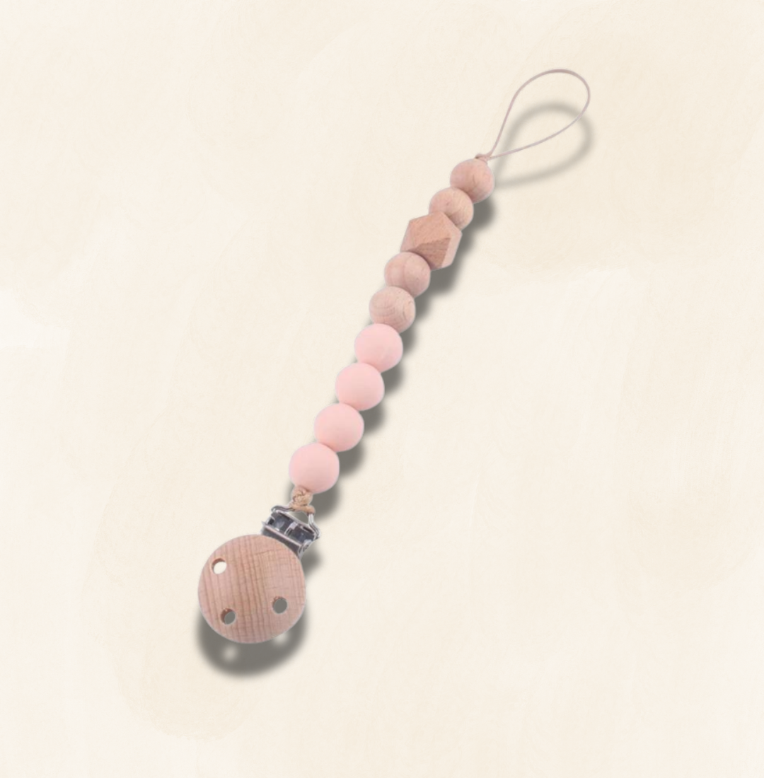 Farbenfrohe Schnullerkette