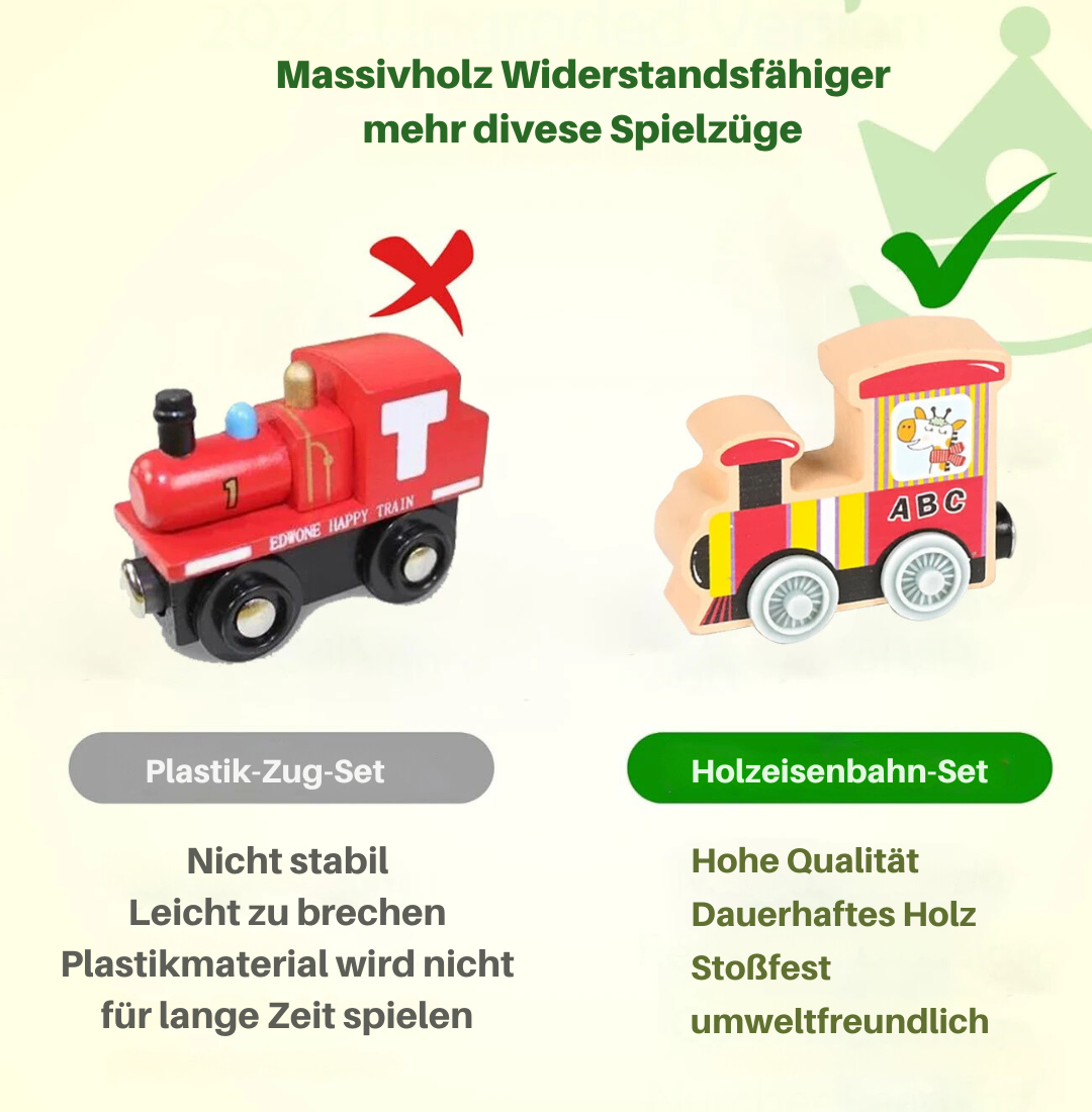 Magnetischer Holzzug