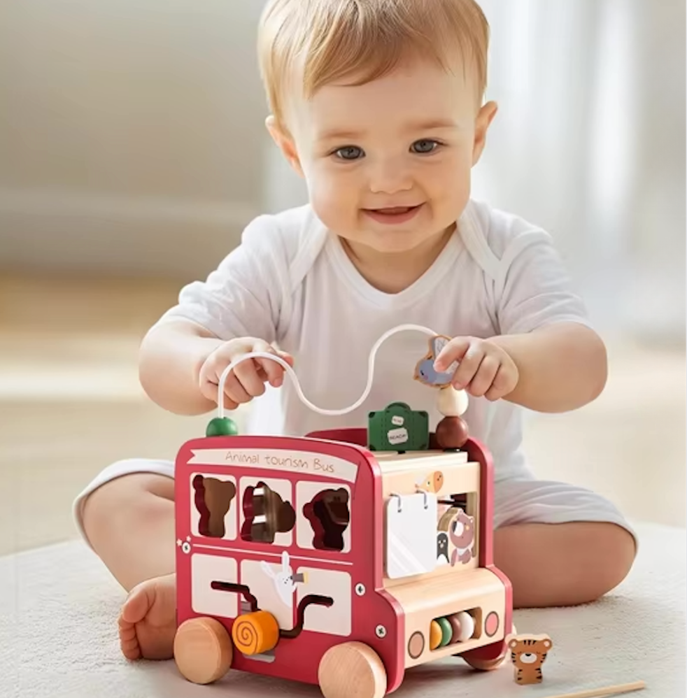 Baby Holz-Aktivitätsauto