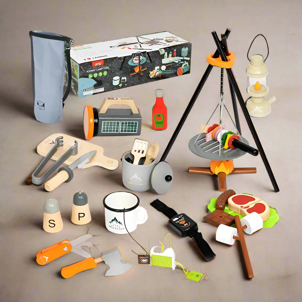 BBQ Set aus Holz