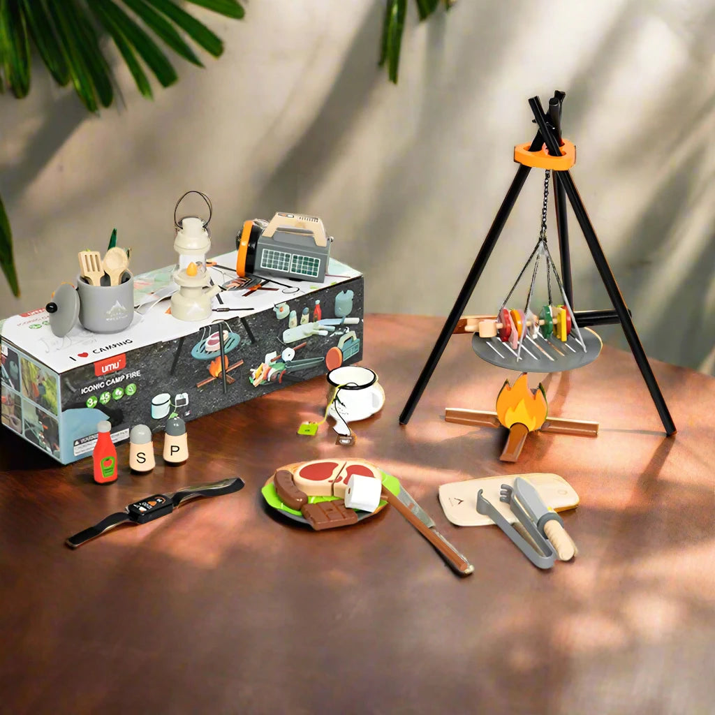 BBQ Set aus Holz
