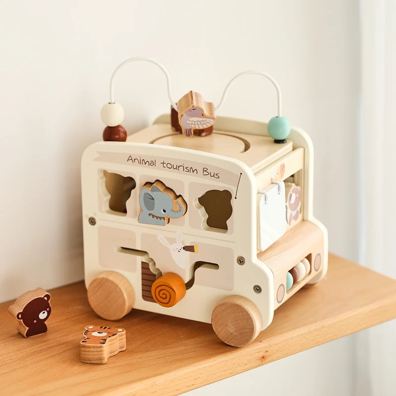 Baby Holz-Aktivitätsauto