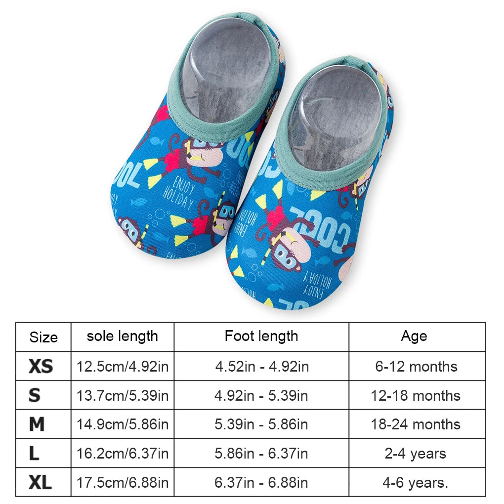 Slip Stopper Schwimmsocken für Kinder