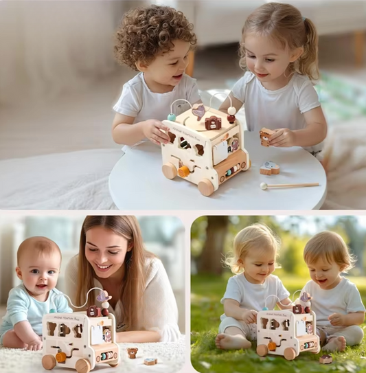 Baby Holz-Aktivitätsauto
