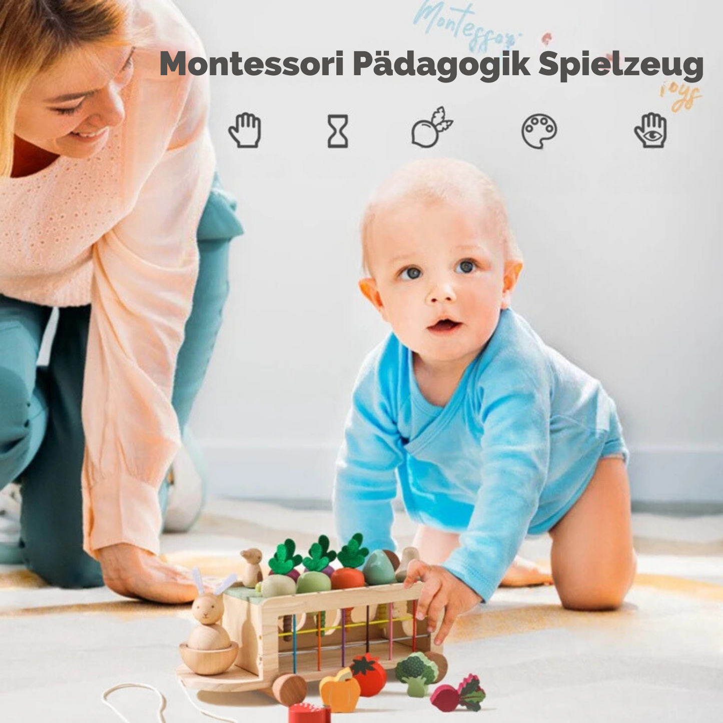 Karottenspielzeug