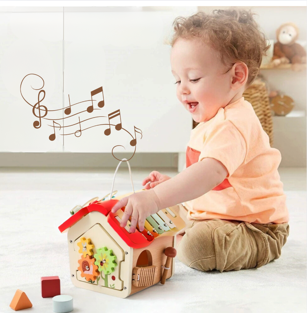 Holz-Busy-Box