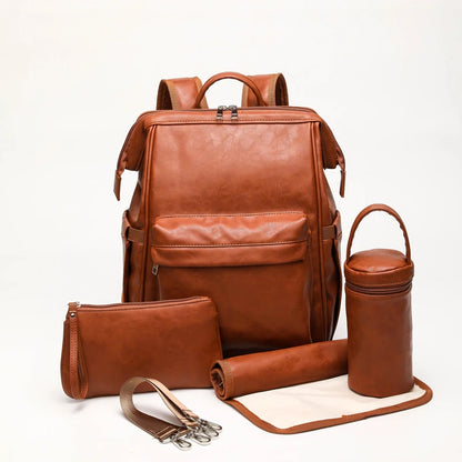 Wickeltasche aus veganem Leder