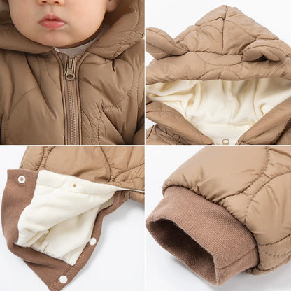 Gefütterter Baby-Overall
