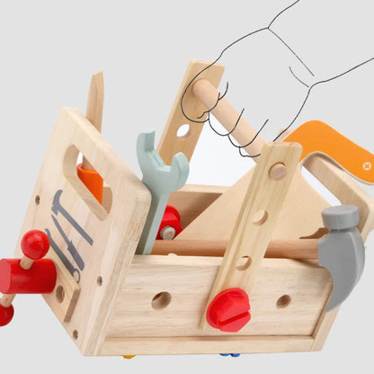 Holz-Werkzeugkiste