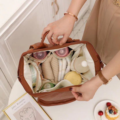 Wickeltasche aus veganem Leder