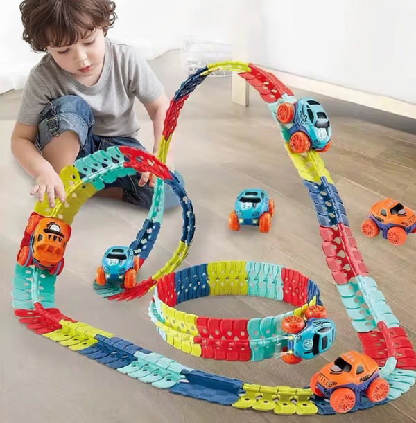 TurboTrack Rasante Kinderbahn Spielspaß